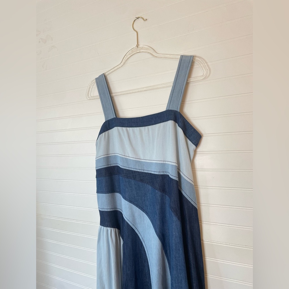 Anthropologie Pilcro Midi Denim Dress NWT Size Small - Picture 3 of 12